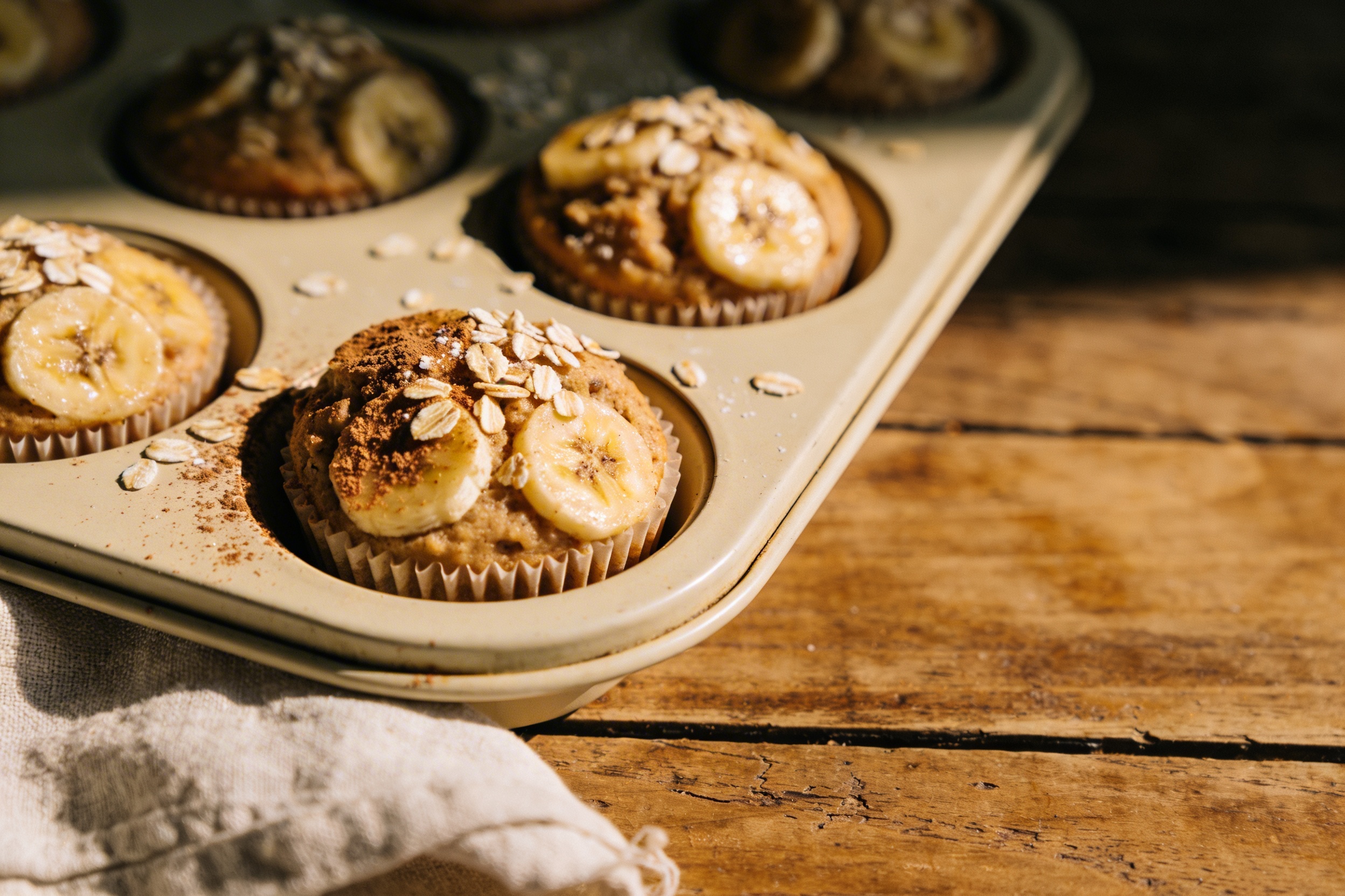 Healthy Banana Oatmeal Muffins: Easy Morning Win