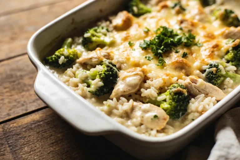 Creamy Chicken Broccoli Rice Cheese Casserole: Cozy Win