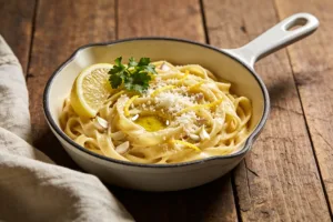 Easy One Pot Lemon Garlic Parmesan Pasta That Wows
