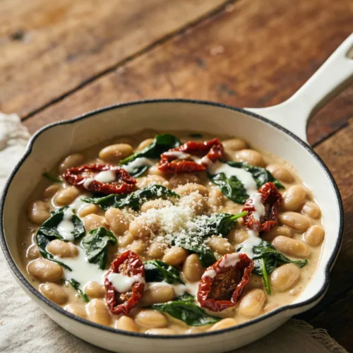 Creamy Tuscan Marry Me Butter Beans (30-Minutes) Delight
