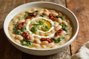 Creamy Tuscan White Bean Soup (One Pot, Cozy) in 30 Minutes