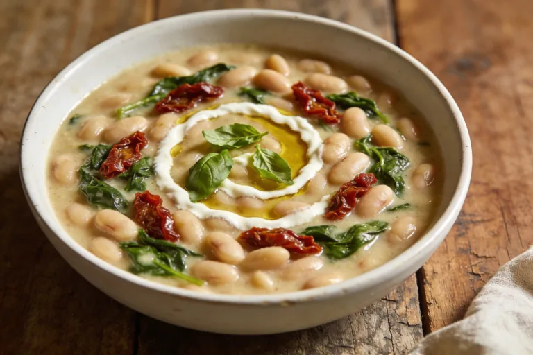 Creamy Tuscan White Bean Soup (One Pot, Cozy) in 30 Minutes