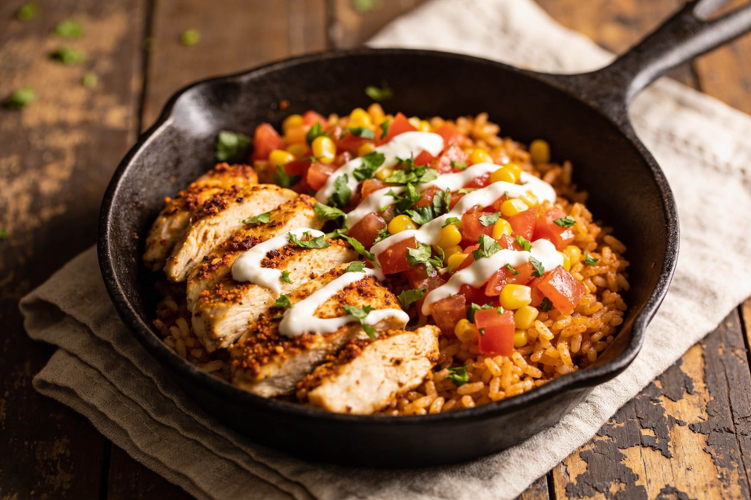 Easy Chicken Taco Rice Bowls (One Pan, 30 Minutes) Recipe Hack