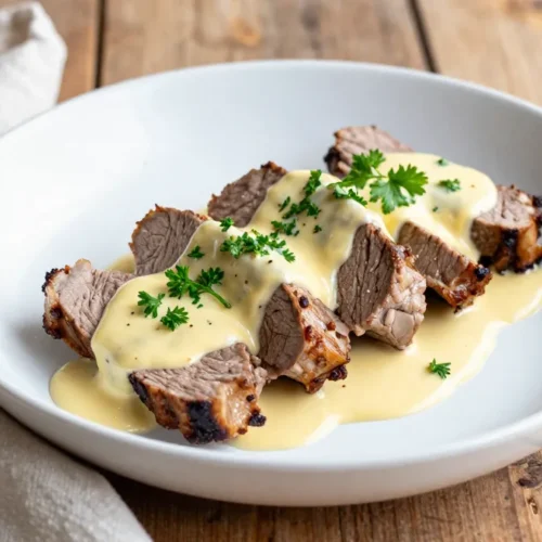 Pork Tenderloin with Dijon Cream Sauce: Weeknight Wow