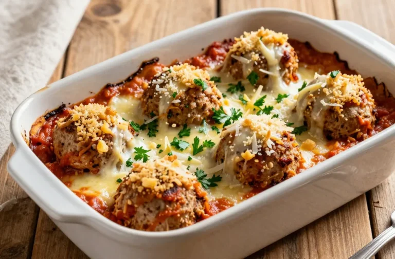 Baked Chicken Parmesan Meatballs: Easy Weeknight Win