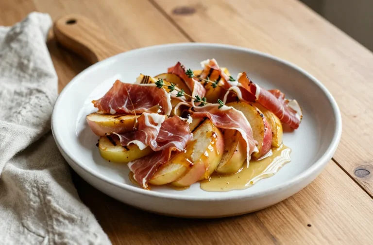 Grilled Apples with Prosciutto and Honey: a Quick Elegant Bite