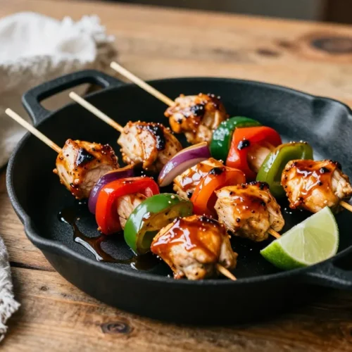 Honey Bbq Chicken Kabobs: Juicy Grill Night Favorite