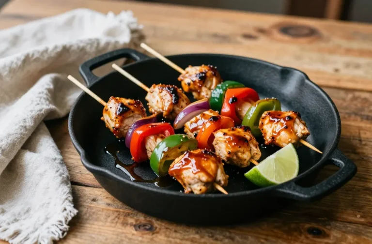 Honey Bbq Chicken Kabobs: Juicy Grill Night Favorite